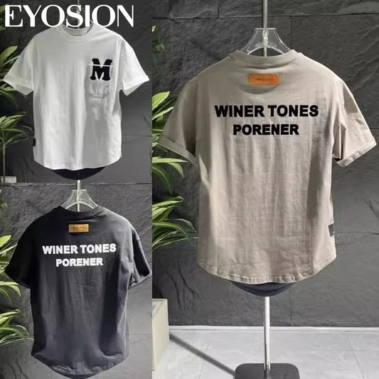 Men’s Cotton Letter Print Tee